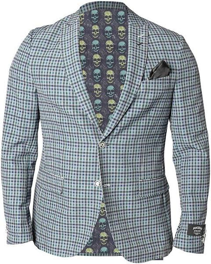 Maceoo Irish Green Gingham Blazer