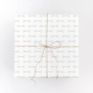 Paxton'sHorse Bit Gift WrapGiftGift,horse,horse racing,horses,wrapping paper