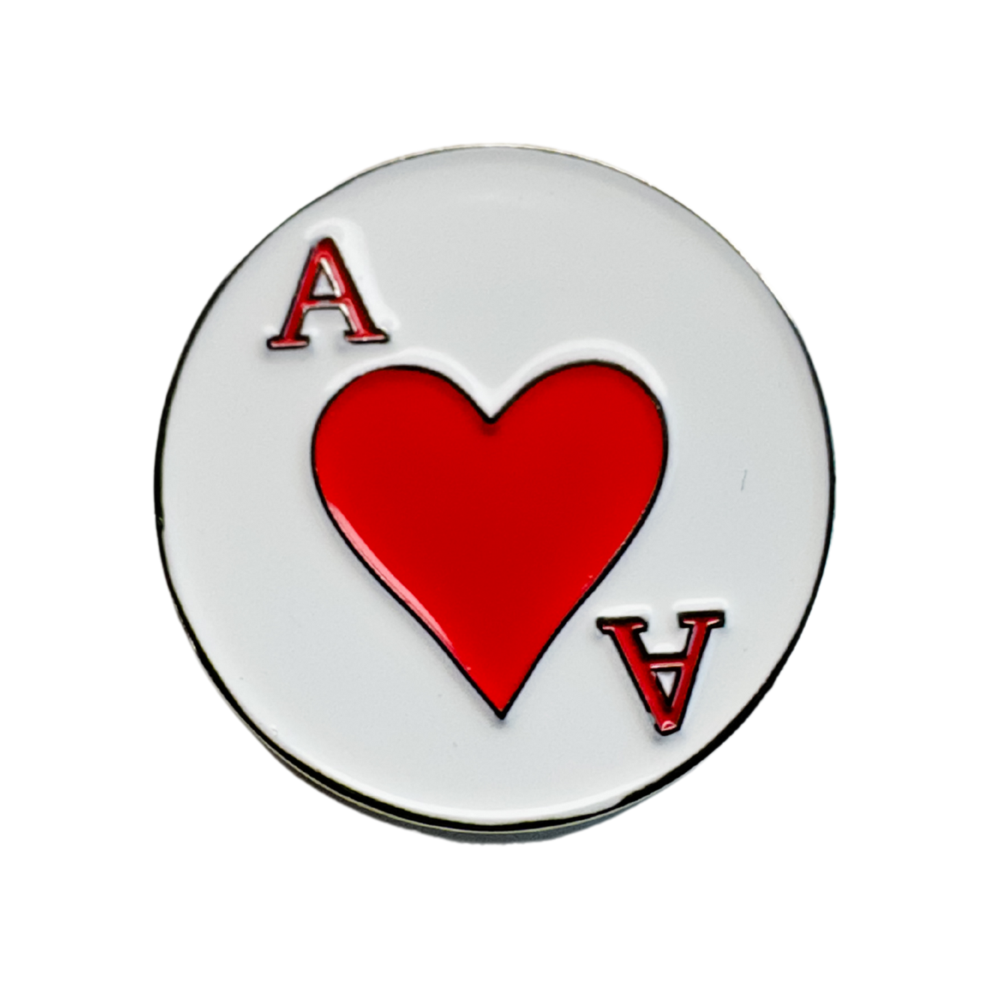 Ace of Hearts - Magnetic Hat Pin